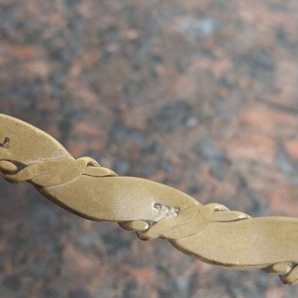 Vintage Sterling Cream Ladle and Taxco Sterling Bangle Bracelet. - Picture 2 of 9